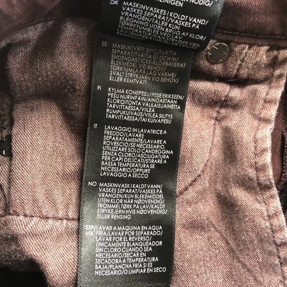 Liverpool Women Jeans Size 6/28 Slim Fit High Rise Ankle Skinny Leg Brown Casual - Picture 12 of 16